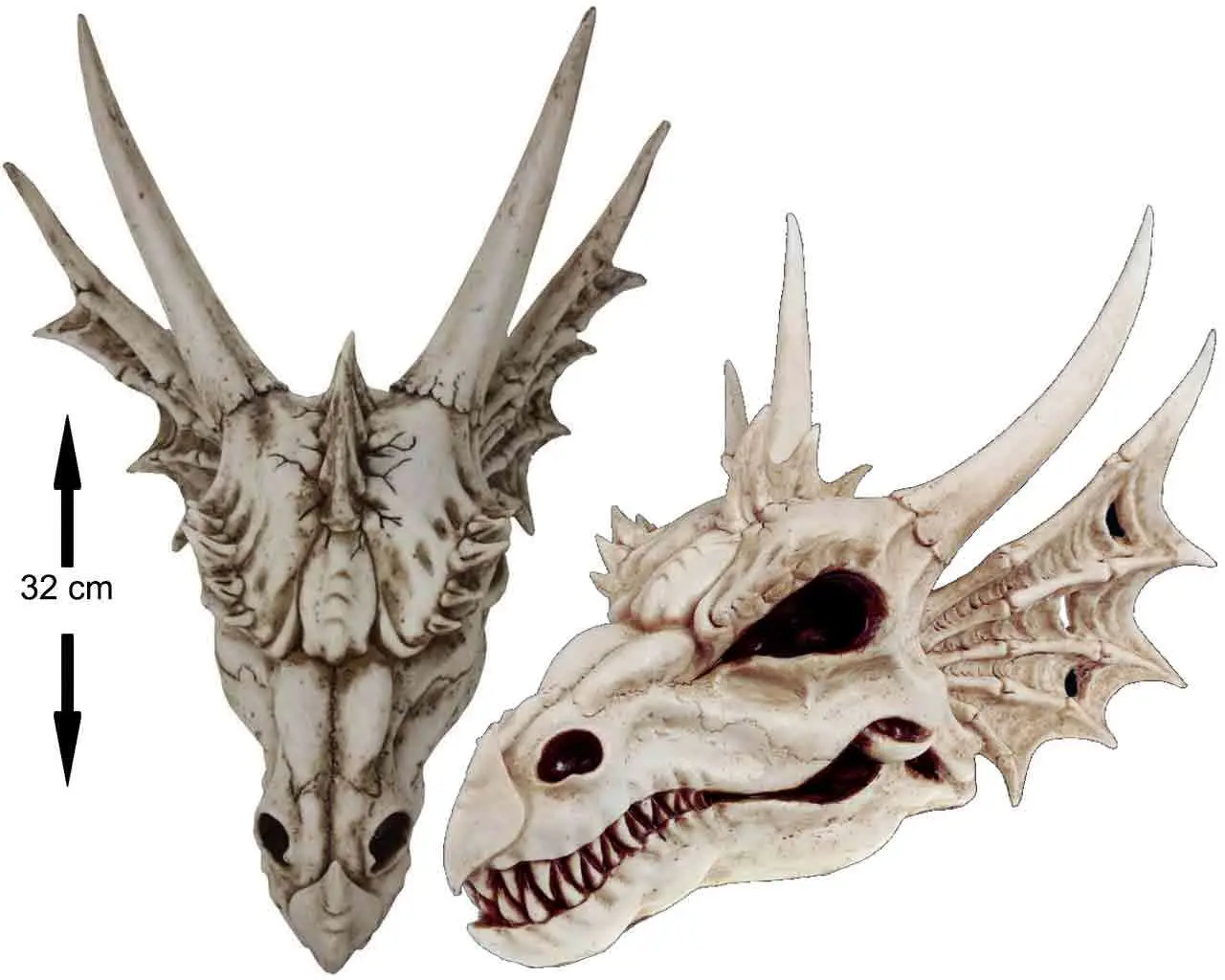 Figurine the last dragon skull